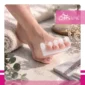 Separatory piankowe proste 40 par QMS Line Standard do pedicure i stylizacji paznokci