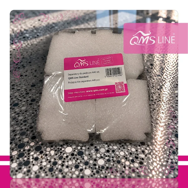 Separatory Piankowe Proste 40 par QMS Line Standard Separatory piankowe proste 40 par QMS Line Standard do pedicure i stylizacji paznokci