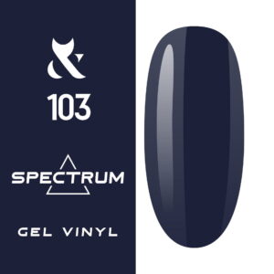 Lakier hybrydowy do paznokci 103 Kim Spectrum Gel Vinyl bez TPO 7 ml z pędzelkiem – Fox Nails Professional