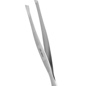 Profesjonalna pęseta do regulacji brwi Staleks Beauty & Care TC-10/3 stal 12X17 – skośna