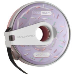 Jednorazowe nakładki pilnika w rolce Staleks PRO Expert PapMam gradacja 240 – 6 m – pączek z klipsem