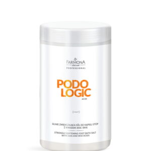 Silnie zmiękczająca sól do kąpieli stóp z kwasami AHA i BHA Podologic Acid Farmona Professional 1500 g