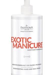 Krem Regenerujący do Dłoni i Paznokci - Exotic Manicure - Farmona Professional - 500 ml