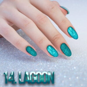 Pyłek do paznokci Sequin Quartz Effect Lagoon nr 14 srebrny 1 g – Molly Lac