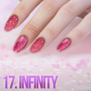 Pyłek do paznokci Sequin Quartz Effect Infinity nr 17 srebrny 1 g – Molly Lac