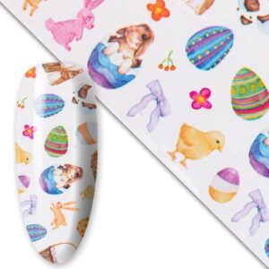 Folia transferowa do paznokci Wielkanocna nr 3 – 100 cm x 4 cm – Molly Lac