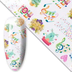 Folia transferowa do paznokci Wielkanocna nr 14 – 100 cm x 4 cm – Molly Lac