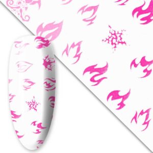 Folia transferowa do paznokci Luminous Flames nr 5 – świecąca UV – 100 cm x 4 cm – Molly Lac