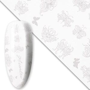 Folia transferowa do paznokci Wiosenna motyle nr 1 – 100 cm x 4 cm – Molly Lac