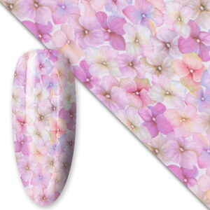 Folia transferowa do paznokci Wiosenna kwiaty nr 3 – 100 cm x 4 cm – Molly Lac