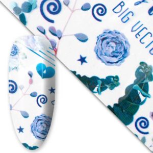 Folia transferowa do paznokci Garden nr 8 – 100 cm x 4 cm – Molly Lac