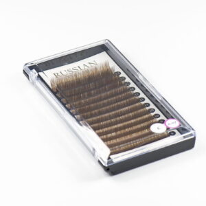 Rzęsy do przedłużania volume brązowe skręt C 0,07 mix 8–14 mm – Wonder Lashes