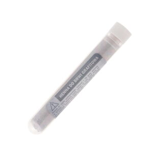 Henna w proszku krakowska grafit 10 ml – henna do brwi i rzęs chłodny odcień