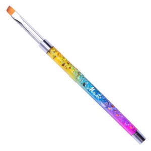 Pędzelek skośny do żelu i zdobień One Stroke nr 6 Rainbow – Molly Lac