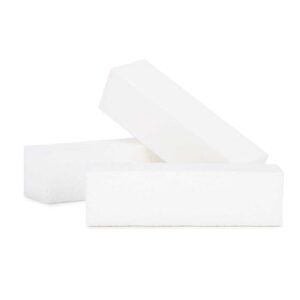 Blok polerski do paznokci 100/100 biały – do manicure i pedicure – 1 sztuka – Molly Lac