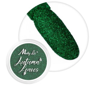 Pyłek do paznokci Autumn Leaves Green Chestnut nr 7 zielony 1 g – Molly Lac