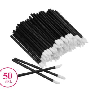 Aplikatory bezwłókienkowe do rzęs welurowe Cosmetico 50 szt – precyzyjne mikroszczoteczki do stylizacji rzęs