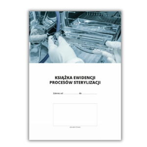 Książka ewidencji sterylizacji Cosmetico 1 szt – rejestr procesów sterylizacji