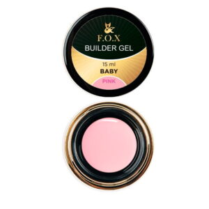 Żel budujący do paznokci Builder Gel Pink Baby bez TPO w słoiczku 15 ml – Fox Nails Professional
