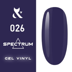 Lakier hybrydowy do paznokci 026 Melancholia Spectrum Gel Vinyl bez TPO 7 ml z pędzelkiem – Fox Nails Professional
