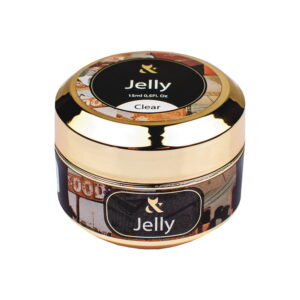 Żel budujący do paznokci Jelly Clear bez TPO w słoiczku 15 ml – Fox Nails Professional