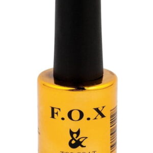 Top do lakieru hybrydowego Coat bez TPO z warstwą dyspersyjną z pędzelkiem 14 ml – Fox Nails Professional