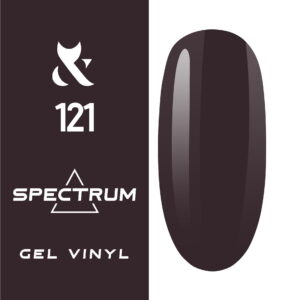 Lakier hybrydowy do paznokci 121 Raisin Spectrum Gel Vinyl 7 ml z pędzelkiem – Fox Nails Professional
