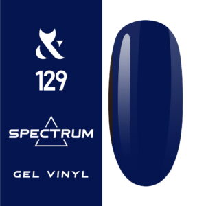 Lakier hybrydowy do paznokci 129 Midnight Spectrum Gel Vinyl bez TPO 7 ml z pędzelkiem – Fox Nails Professional