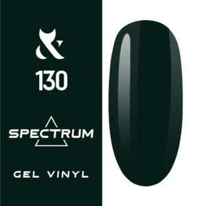 Lakier hybrydowy do paznokci 130 Glass Green Spectrum Gel Vinyl bez TPO 7 ml z pędzelkiem – Fox Nails Professional