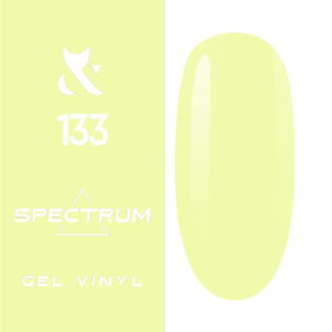 Lakier hybrydowy do paznokci 133 Lime Jelly Spectrum Gel Vinyl bez TPO 7 ml z pędzelkiem – Fox Nails Professional