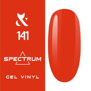 Lakier hybrydowy do paznokci 141 Laser Beam Spectrum Gel Vinyl bez TPO 7 ml z pędzelkiem – Fox Nails Professional