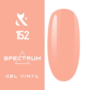 Lakier hybrydowy do paznokci 152 Intense Peach Spectrum Gel Vinyl bez TPO 7 ml z pędzelkiem – Fox Nails Professional