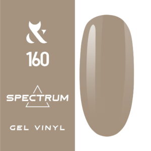 Lakier hybrydowy do paznokci 160 Silver Mink Spectrum Gel Vinyl bez TPO 7 ml z pędzelkiem – Fox Nails Professional