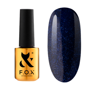 Lakier hybrydowy z brokatem bez TPO 013 Party 7 ml – Fox Nails Professional