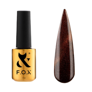 Lakier hybrydowy do paznokci bez TPO Cat Eye Galaxy 002 7 ml butelka z pędzelkiem – Fox Nails Professional
