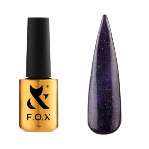 Lakier hybrydowy do paznokci bez TPO Cat Eye Galaxy 004 7 ml butelka z pędzelkiem – Fox Nails Professional