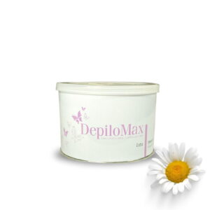 Wosk do depilacji w puszce azulenowy naturalny 400 ml – Dimax