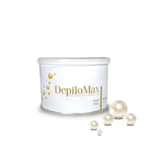 Wosk do depilacji w puszce perłowy z miką i TiO₂ 400 ml – Dimax
