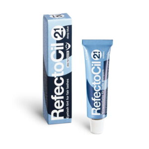 Henna do brwi i rzęs RefectoCil Deep Blue nr 2.1 głęboko niebieska 15 ml – krem koloryzujący intensywny odcień