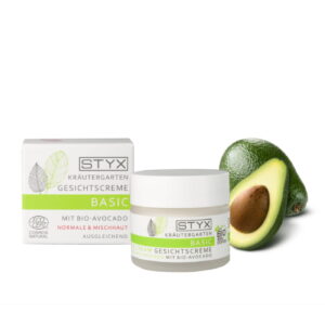 Krem do twarzy z awokado Krautergarten Basic – 50 ml – Styx Naturcosmetic