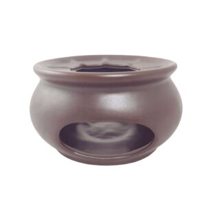 Podgrzewacz ceramiczny brązowy 10 x 8 cm