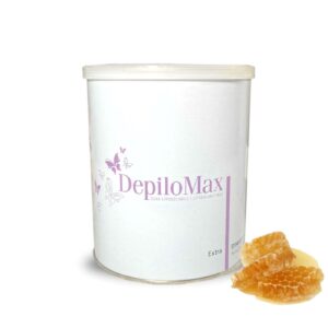 Wosk do depilacji w puszce naturalny miodowy 800 ml  - Dimax